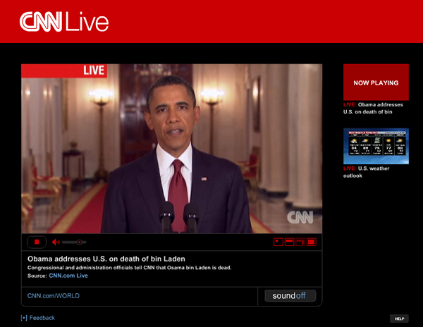 CNN.com Live Media Player